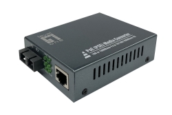 LevelOne Media Konverter RJ45->SC GE SM PoE 30W 1310nm 20km