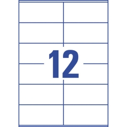 L7875-20 Papier-Etiketten - A4, 240 Stück, 105 x 48...