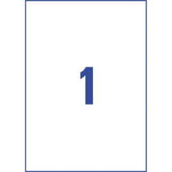 L7877-20 Papier-Etiketten - A4, 20 Stück, 210 x 297...