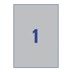 L6013-20 Typenschild-Etiketten - A4, 20 Stück, 210 x...