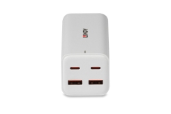 LINDY USB 4-Port GaN Fast Charger 100W 2xUSB-C PD/2xUSB-A we