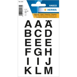 4135 Buchstaben-Etiketten - A-Z, 20x20 mm, wetterfest,...