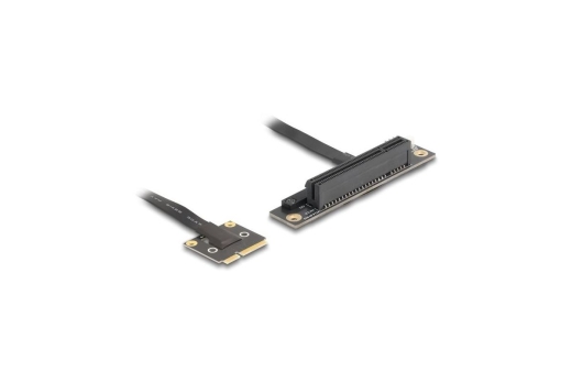 DELOCK Adapter Mini PCIe Stecker zu PCIe 3.0 x8 Slot 90°