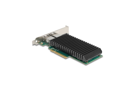 DELOCK PCI Express x8 Netzwerkkarte 10 Gigabit LAN 2 x RJ45