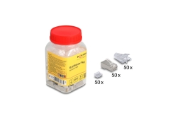 DELOCK RJ45 Modularer Stecker Cat.6A mit Knickschutztülle