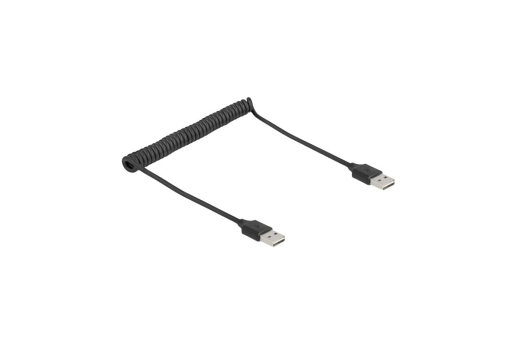 Delock Spiralkabel EASY-USB 2.0 Typ-A Stecker zu EASY-USB