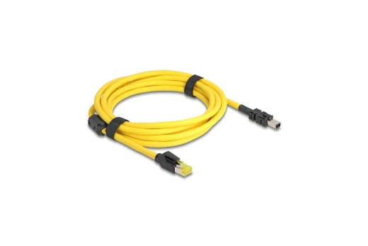 DELOCK Kabel RJ45 Stecker Cat.6 zu Mini I/O8 Pin D-Form Typ2
