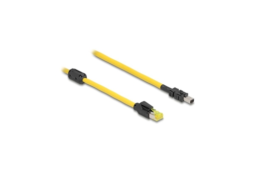 DELOCK Kabel RJ45 Stecker Cat.6 zu Mini I/O8 Pin D-Form Typ2