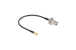 DELOCK Antennenkabel TNC Buchse zu SMB Stecker RG-174 20 cm