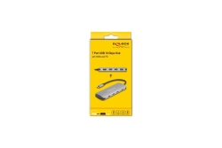 Delock 7Port USB 10Gbps Hub und 4K HDMI Ausgang/USB Typ-C