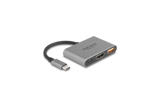 DELOCK USB Type-C Adapter zu HDMI 4K 30 Hz mit USB Typ-A