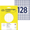 3306 Universal-Etiketten - 13 x 8 mm, weiß, 3.712 Etiketten/29 Blatt, permanent