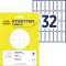 3323 Universal-Etiketten - 38 x 14 mm, weiß, 928 Etiketten/29 Blatt, permanent