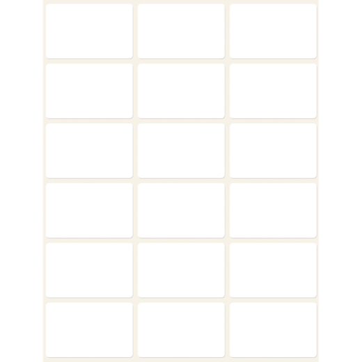 3325 Universal-Etiketten - 38 x 24 mm, weiß, 522 Etiketten/29 Blatt, permanent