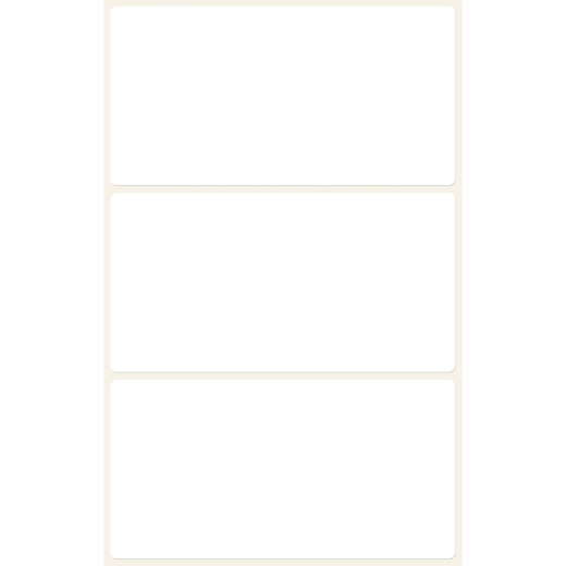 3331 Universal-Etiketten - 98 x 51 mm, weiß, 84 Etiketten/28 Blatt, permanent