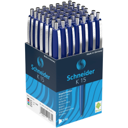 Schneider Kugelschreiber K15 Blau Schreibfarbe Blau 50 Stk.