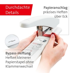 NOVUS Blockheftgerät B40 bis 100Blatt grau...