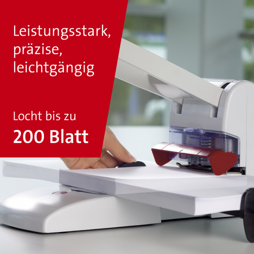 NOVUS Blocklocher B 2200 grau Zwei- und Vierfach Lochung
