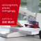 NOVUS Blocklocher B 2200 grau Zwei- und Vierfach Lochung