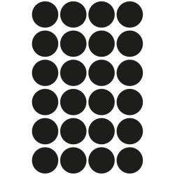 3003 Markierungspunkte - Ø 18 mm, 4 Blatt/96...