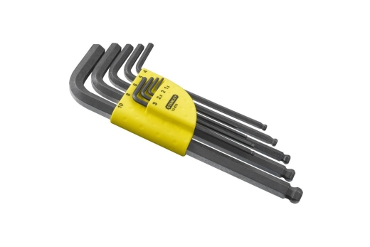 Stanley Stiftschlüss f. Innensechskantschrauben, Set 9-teil