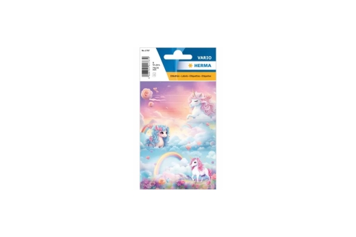 HERMA SCHULETIKETTEN VARIO HAPPY UNICORNS