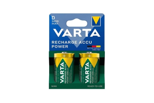 Varta Akku RECHARGE Power D HR20 3000mAh NEU 2St.