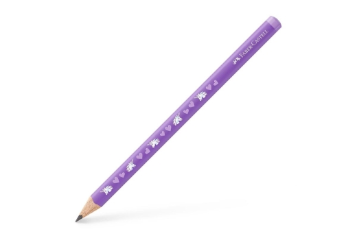 FABER-CASTELL Bleistift Einhorn Jumbo HB violett