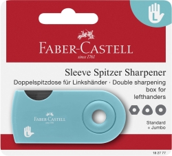 FABER-CASTELL Spitzer Doppelspitzdose Sleeve L-Hand BK