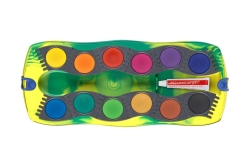 FABER-CASTELL Farbkasten Connector 12 Dino Deckweiß
