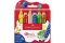 FABER-CASTELL Buntstift Grippy 6er Set mit Spitzer