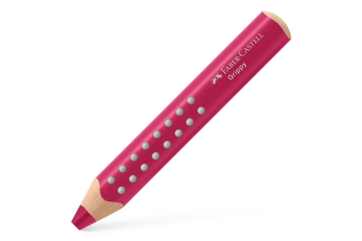 FABER-CASTELL Buntstift Grippy Himbeerrot