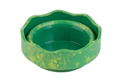 FABER-CASTELL Wasserbecher Clic&Go grün marble