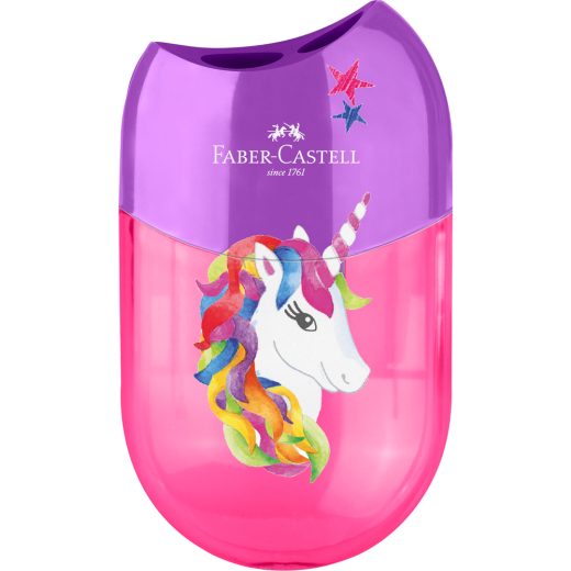 FABER-CASTELL Spitzer Doppelspitzdose Einhorn