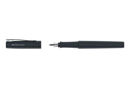 FABER-CASTELL Füller Poly Pen M schwarz