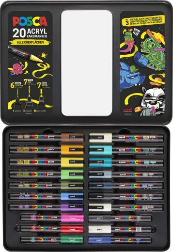 POSCA Marker UNI Etui Graffiti 20x