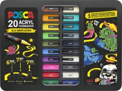 POSCA Marker UNI Etui Graffiti 20x