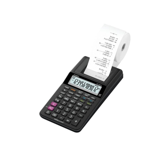 Tischrechner druckend HR-8RCE, handlich, Batterie-/Netzbetrieb