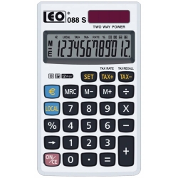 Taschenrechner 088S - Solar-/Batteriebetrieb, 12stellig,...