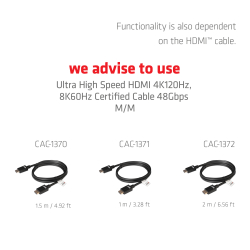 Club3D Adapter MiniDisplayPort > HDMI 2.1 HDR 8K60Hz retail
