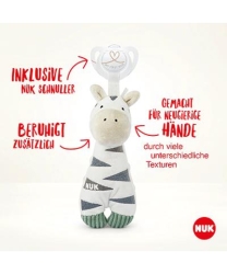 NUK Schnuller Buddy Little Friend Zebra