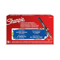 Sharpie Kreativmarker Pinselspitze Acryl orange