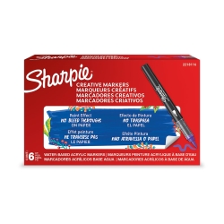 Sharpie Kreativmarker Pinselspitze Acryl lila