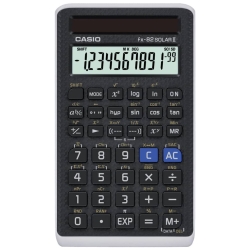 Schulrechner FX-82 Solar - 10+2-stellig, schwarz