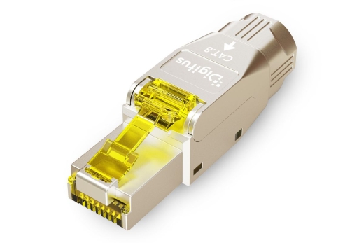 DIGITUS Feldstecker CAT 8.1 geschirmt werkzeugfreie Montage