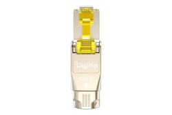 DIGITUS Feldstecker CAT 8.1 geschirmt werkzeugfreie Montage