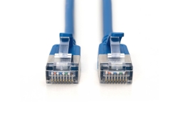 DIGITUS Patchkabel CAT 6A F/FTP Slim 3,00m blau