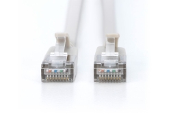 DIGITUS Patchkabel CAT 6A F/FTP Slim 0,30m grau