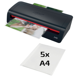 Laminiergerät 240, A4, 75-125 Micron, HomeOffice,...