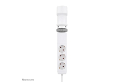 Neomounts STE 3er Tischsteckdose Klemme 1xUSB-A 2xUSB-C weiß